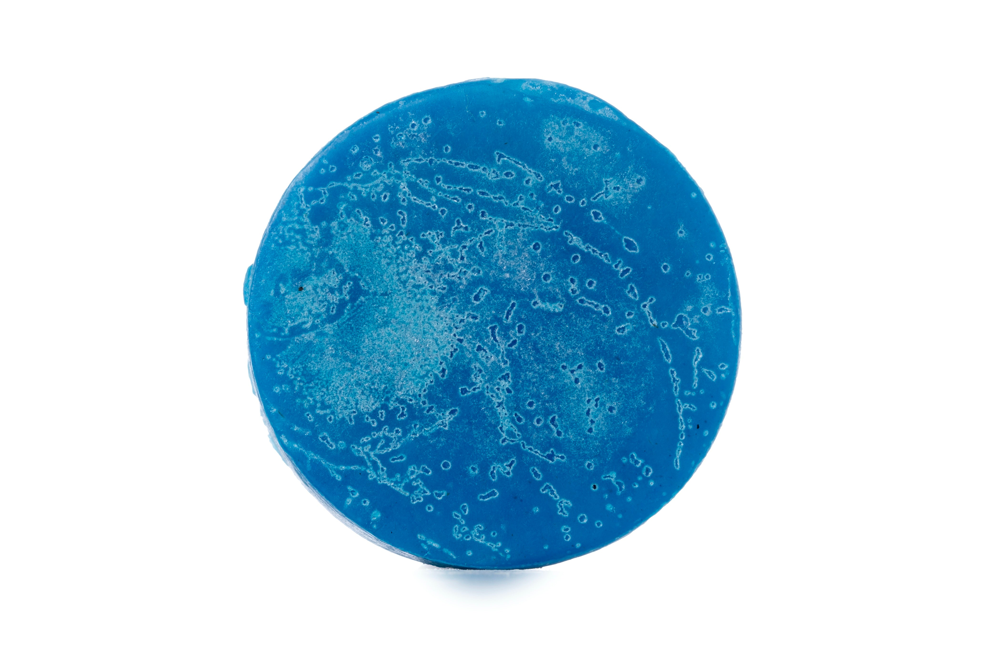 OMG Blue Lagoon Conditioner Bar. Cool Blue hair conditioner bar has a unisex fragrance blend of warm woods and fresh herbs. Ultra condensed solid conditioner bar weights 1.4oz, gives approx. 45 applications. Paraben and phthalate free, vegan and made with certified clean ingredients.